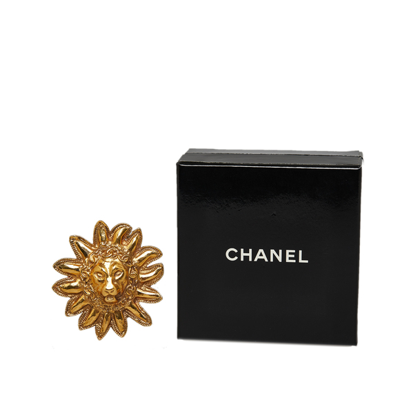 CHANEL Lion Head Brooch Costume Brooch - Picture 3 of 3
